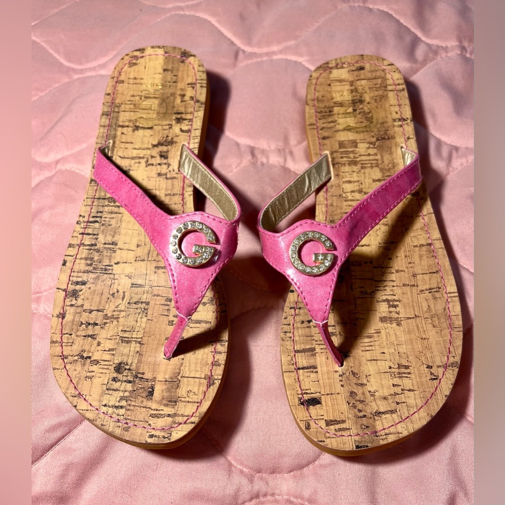 Pink Guess Sandals